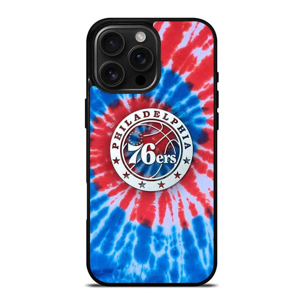 PHILADELPHIA 76ERS TIE DYE iPhone 16 Pro Max Case Cover