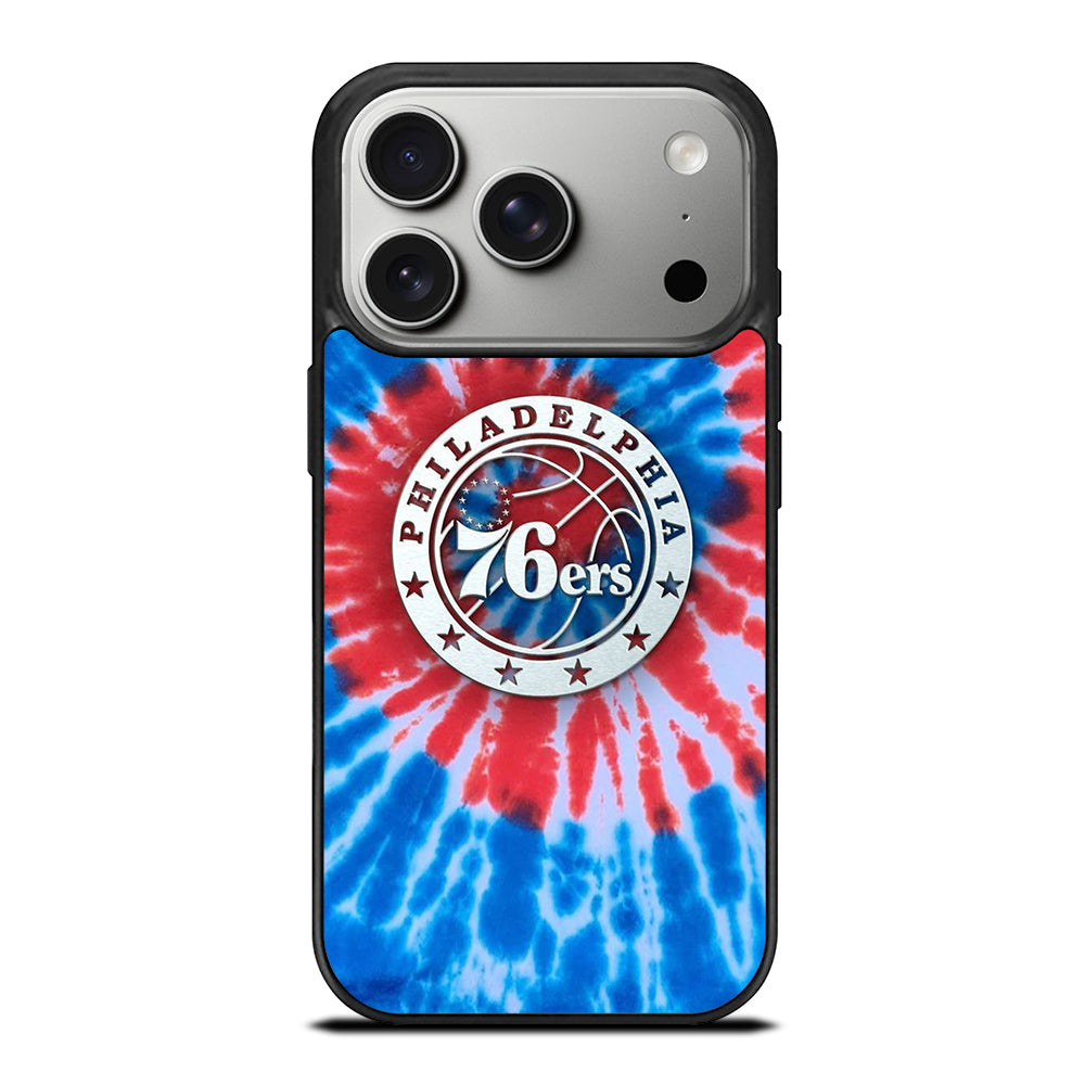 PHILADELPHIA 76ERS TIE DYE iPhone 17 Pro Case Cover