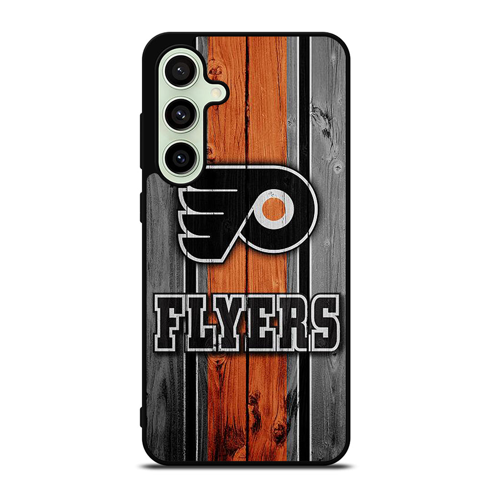 PHILADELPHIA FLYERS WOODEN LOGO Samsung Galaxy S24 FE Case Cover