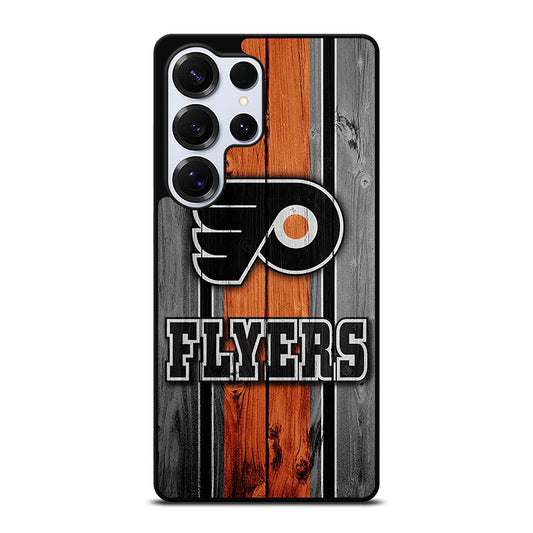 PHILADELPHIA FLYERS WOODEN LOGO Samsung Galaxy S25 Ultra Case Cover