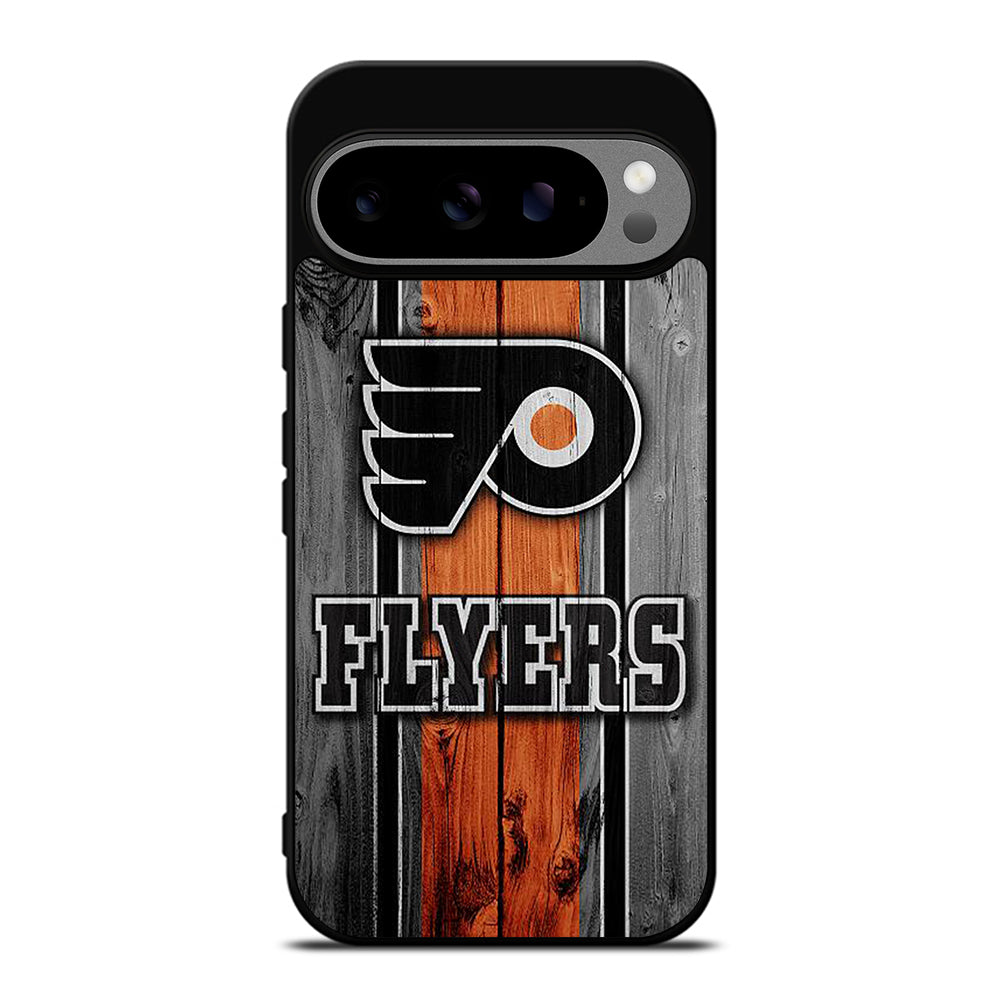 PHILADELPHIA FLYERS WOODEN LOGO Google Pixel 9 Pro XL Case Cover