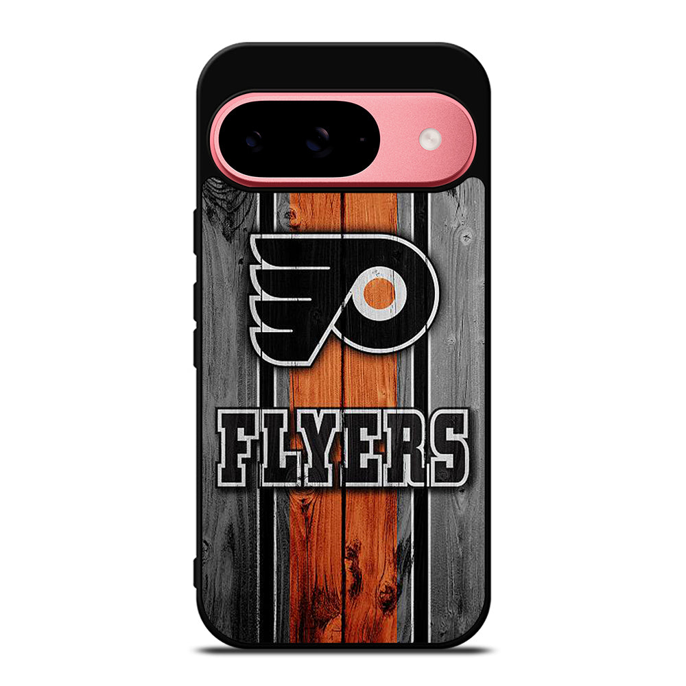 PHILADELPHIA FLYERS WOODEN LOGO Google Pixel 9 Case Cover