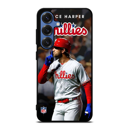 PHILADELPHIA PHILLIES BRYCE HARPER Samsung Galaxy S25 Case Cover