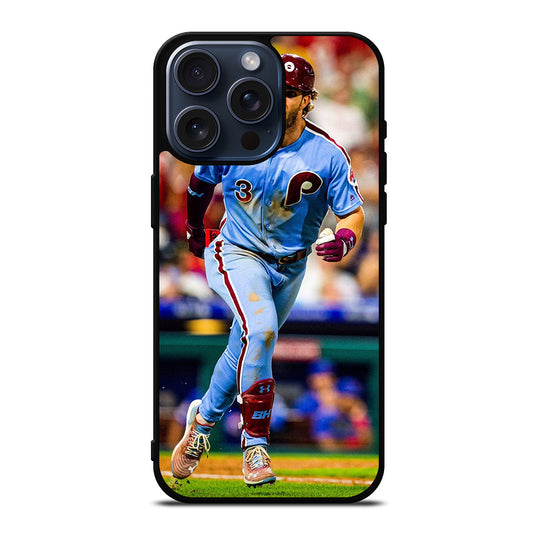 PHILADELPHIA PHILLIES BRYCE HARPER MLB iPhone 15 Pro Max Case Cover