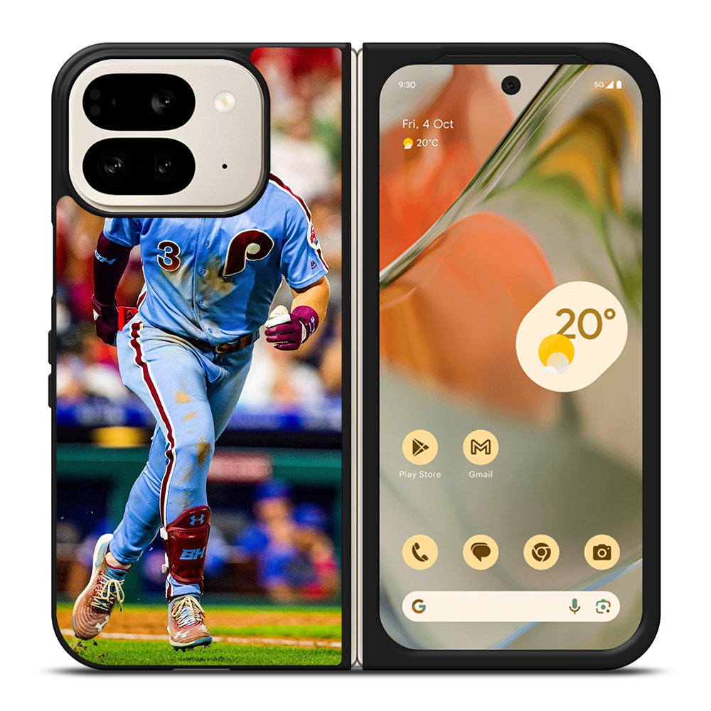 PHILADELPHIA PHILLIES BRYCE HARPER MLB Google Pixel 9 Pro Fold Case Cover