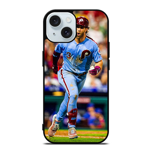 PHILADELPHIA PHILLIES BRYCE HARPER MLB iPhone 15 Case Cover