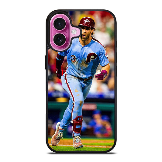 PHILADELPHIA PHILLIES BRYCE HARPER MLB iPhone 16 Plus Case Cover