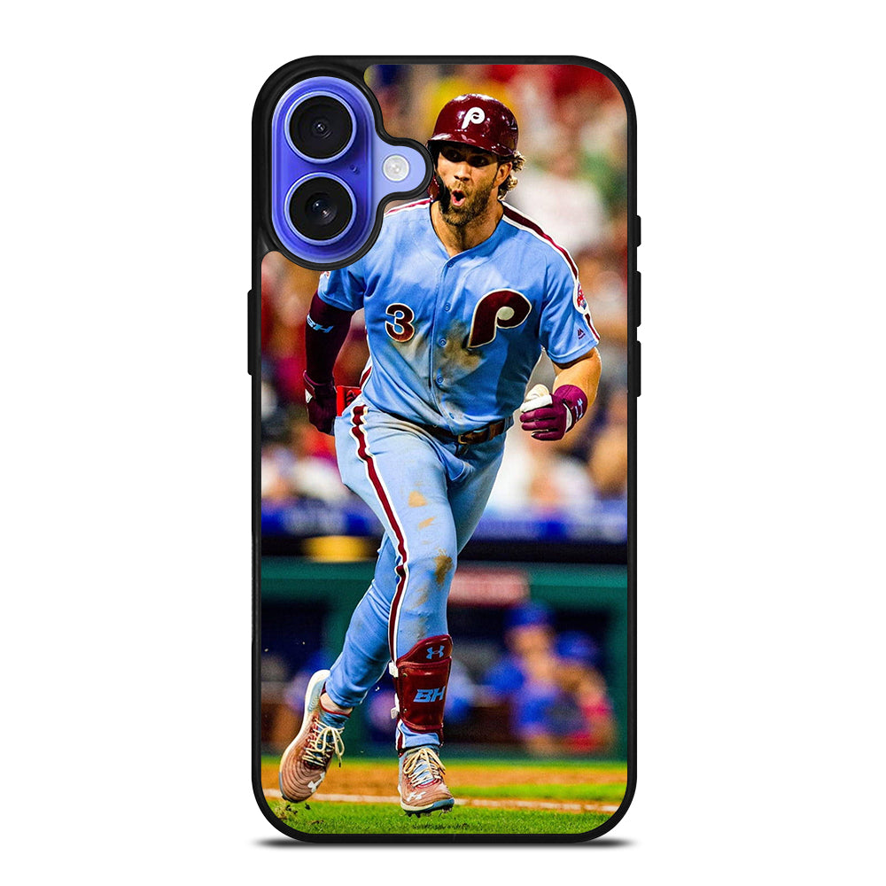 PHILADELPHIA PHILLIES BRYCE HARPER MLB iPhone 16 Case Cover