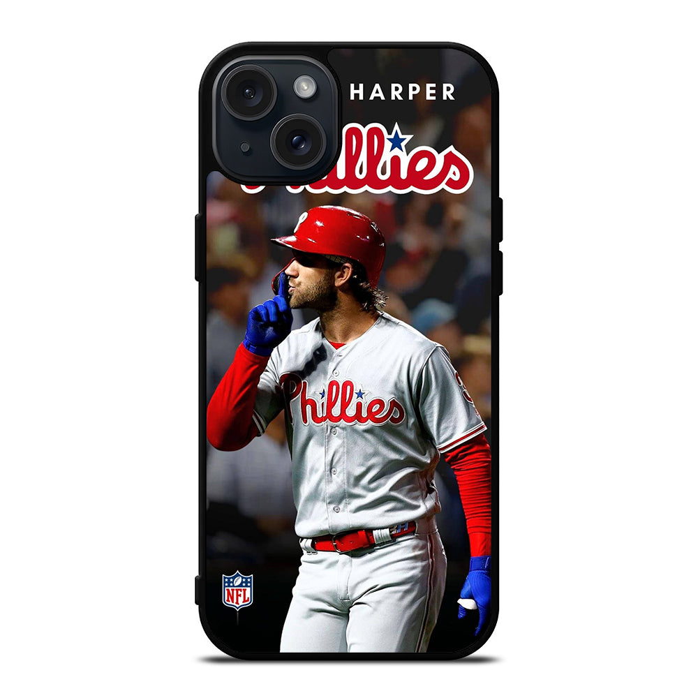 PHILADELPHIA PHILLIES BRYCE HARPER iPhone 15 Plus Case Cover