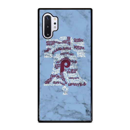 PHILADELPHIA PHILLIES MARBLE LOGO 2 Samsung Galaxy Note 10 Plus Case Cover