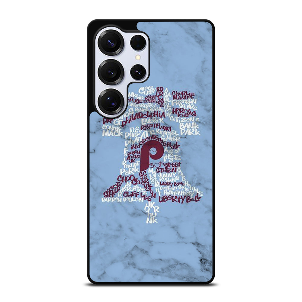 PHILADELPHIA PHILLIES MARBLE LOGO 2 Samsung Galaxy S25 Ultra Case Cover