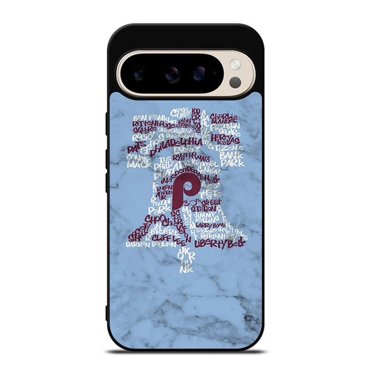 PHILADELPHIA PHILLIES MARBLE LOGO 2 Google Pixel 9 Pro Case Cover