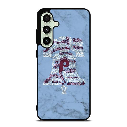 PHILADELPHIA PHILLIES MARBLE LOGO 2 Samsung Galaxy S24 FE Case Cover