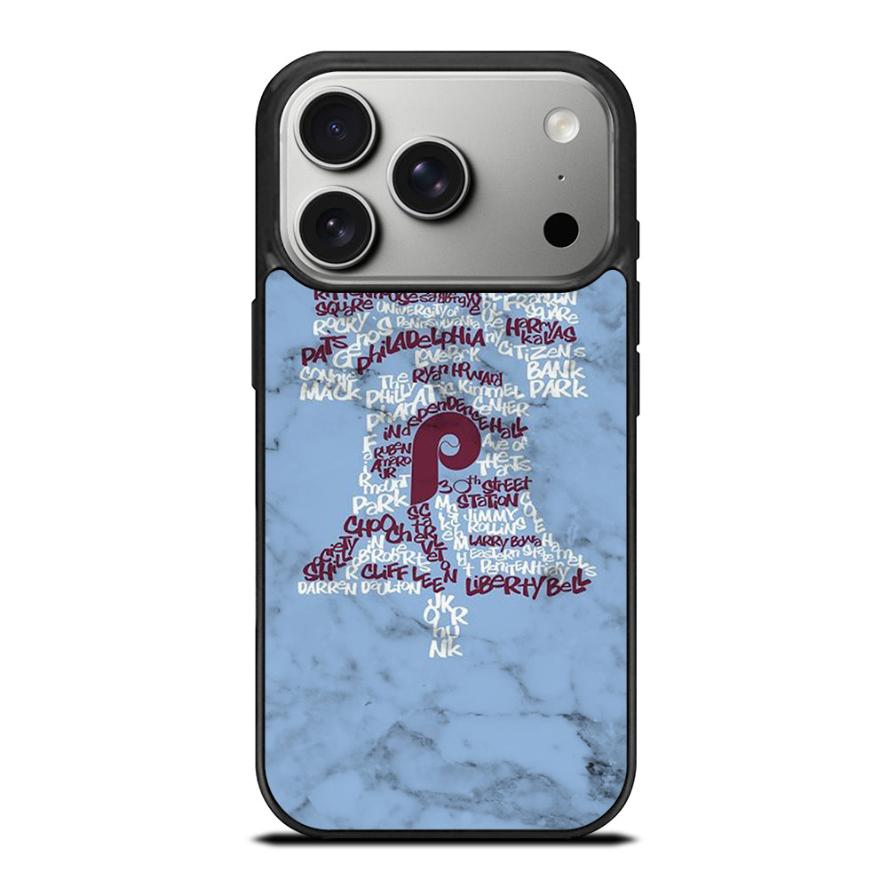 PHILADELPHIA PHILLIES MARBLE LOGO 2 iPhone 17 Pro Case Cover