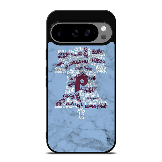 PHILADELPHIA PHILLIES MARBLE LOGO 2 Google Pixel 9 Pro XL Case Cover