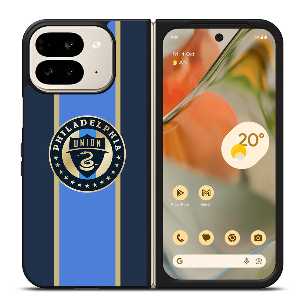 PHILADELPHIA UNION LOGO SOCCER Google Pixel 9 Pro Fold Case Cover
