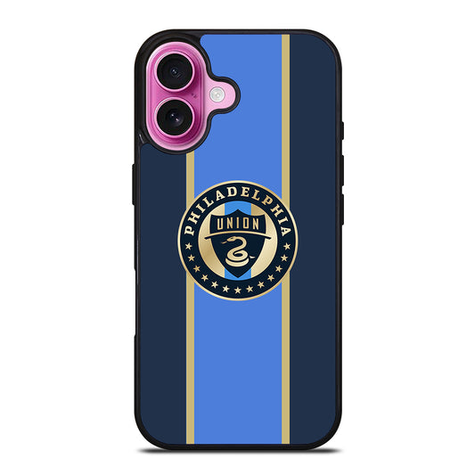 PHILADELPHIA UNION LOGO SOCCER iPhone 16 Plus Case Cover