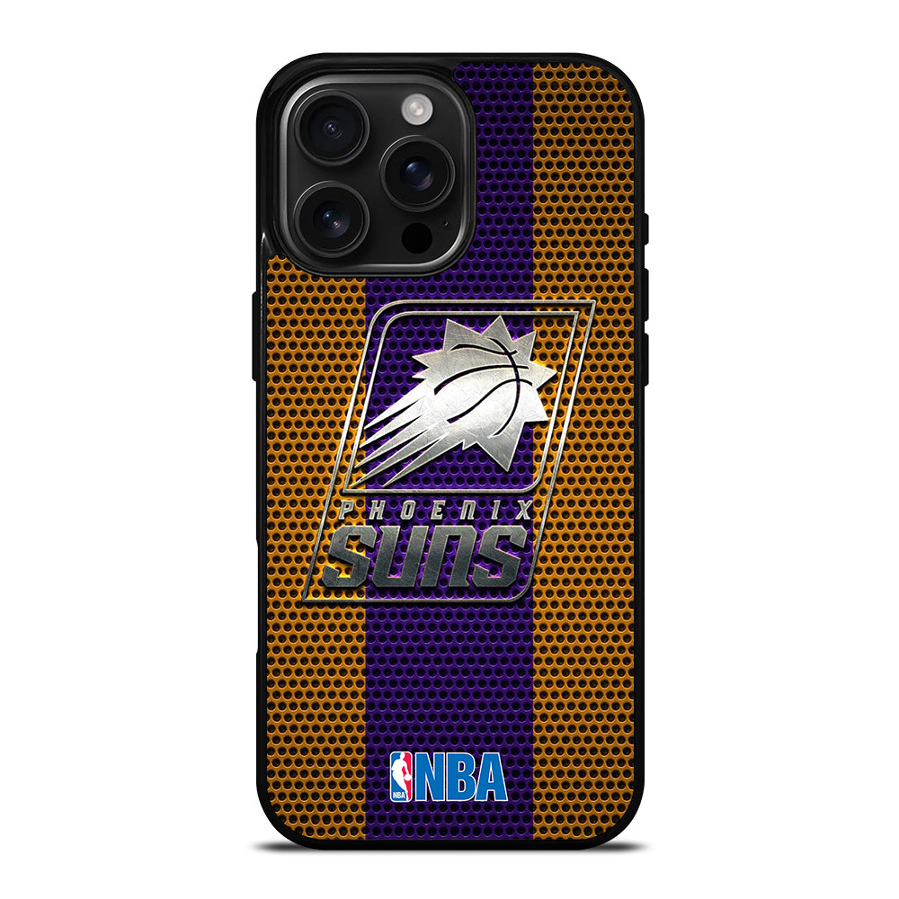 PHOENIX SUNS NBA METAL LOGO iPhone 16 Pro Max Case Cover
