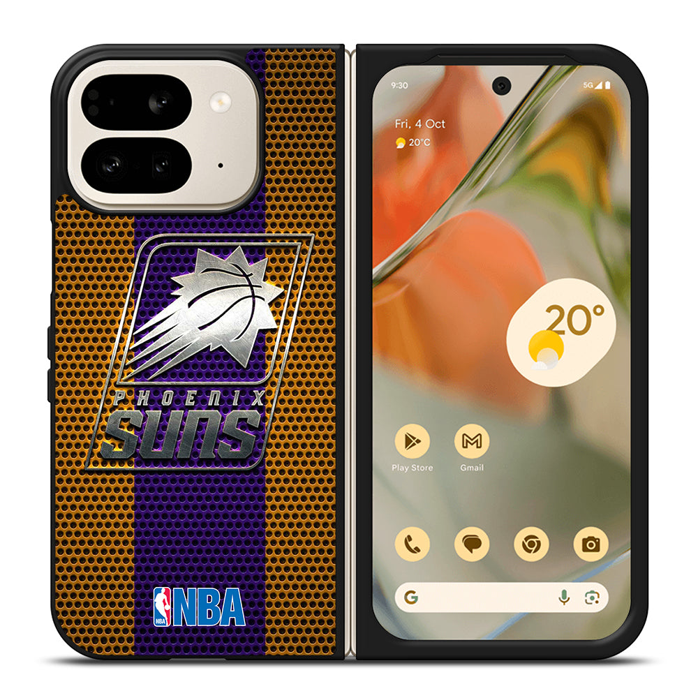 PHOENIX SUNS NBA METAL LOGO Google Pixel 9 Pro Fold Case Cover