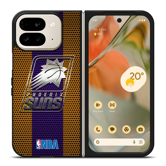 PHOENIX SUNS NBA METAL LOGO Google Pixel 9 Pro Fold Case Cover
