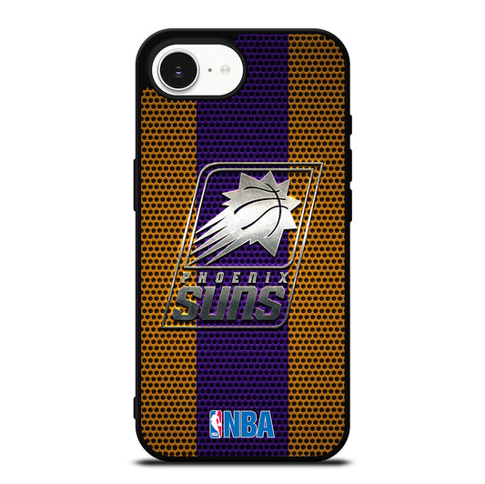 PHOENIX SUNS NBA METAL LOGO iPhone 16e Case Cover