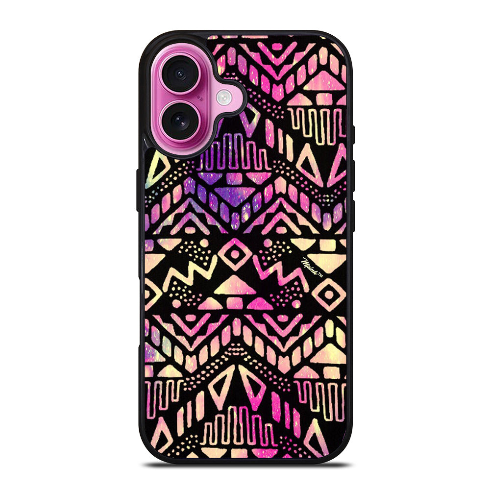 PIECE TRIBAL PATTERN 5 iPhone 16 Plus Case Cover
