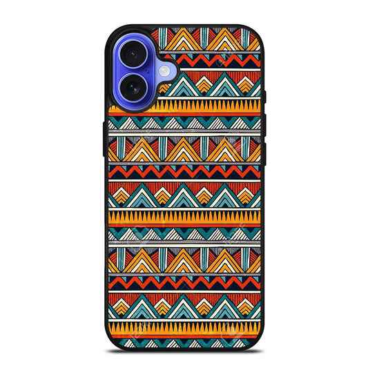 PIECE TRIBAL PATTERN 6 iPhone 16 Case Cover