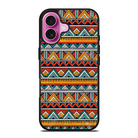 PIECE TRIBAL PATTERN 6 iPhone 16 Plus Case Cover