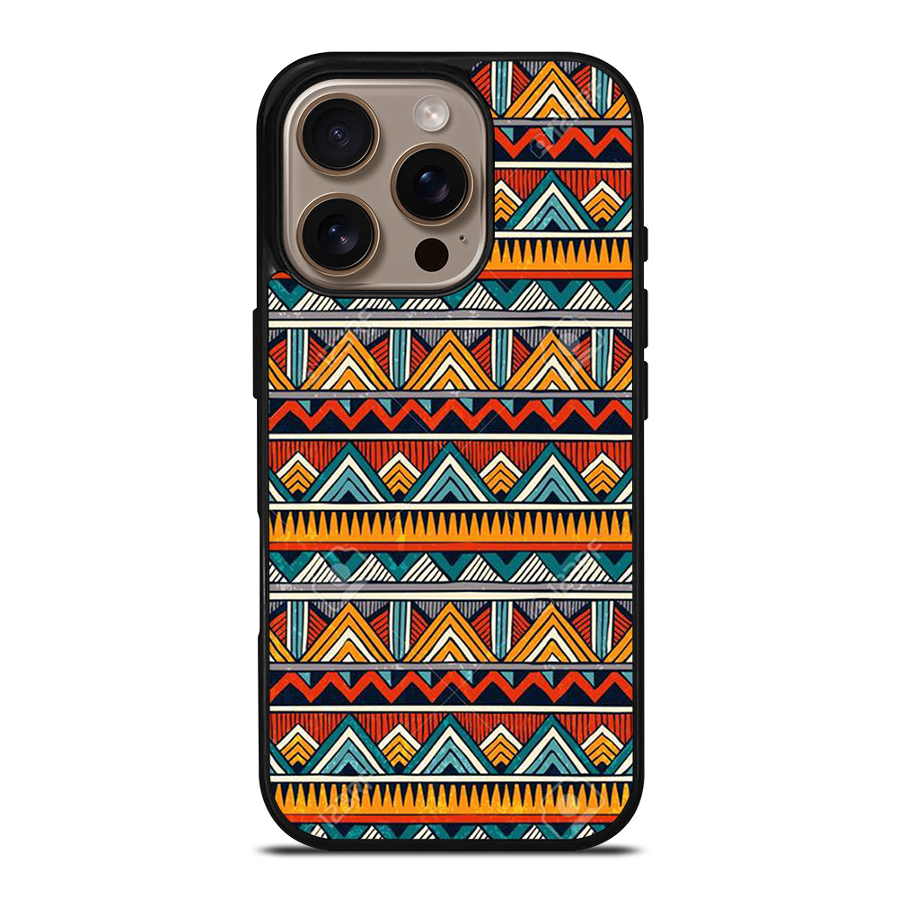 PIECE TRIBAL PATTERN 6 iPhone 16 Pro Case Cover