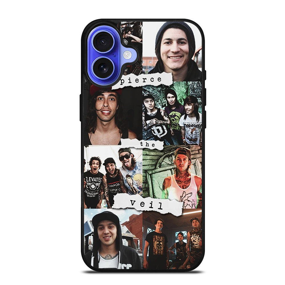 PIERCE THE VEIL COLLAGE iPhone 16 Case Cover