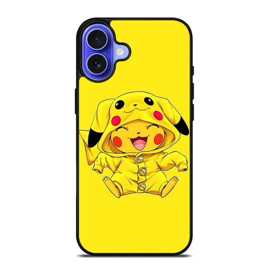 PIKACHU CUTE SMILE iPhone 16 Case Cover