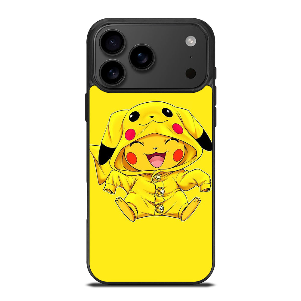 PIKACHU CUTE SMILE iPhone 17 Pro Max Case Cover