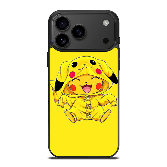 PIKACHU CUTE SMILE iPhone 17 Pro Max Case Cover