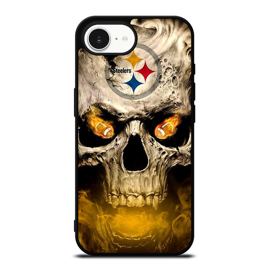 PITTSBURGH STEELERS SKULL LOGO iPhone 16e Case Cover