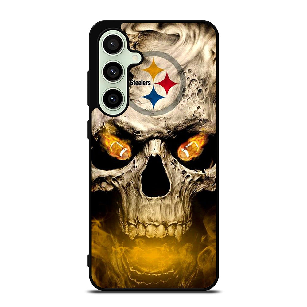 PITTSBURGH STEELERS SKULL LOGO Samsung Galaxy S24 FE Case Cover