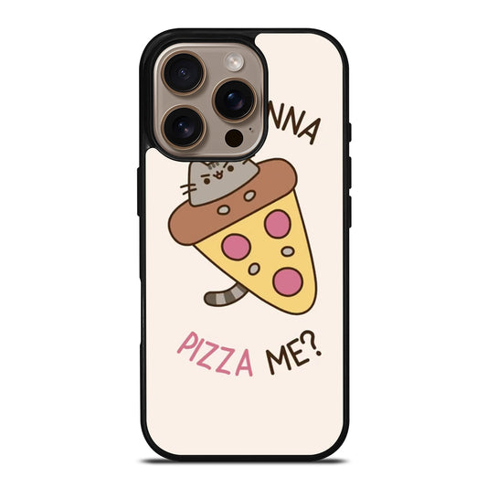 PIZZA CAT YOU WANNA PIZZA ME iPhone 16 Pro Case Cover