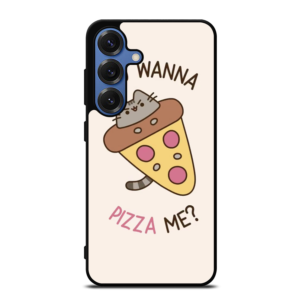 PIZZA CAT YOU WANNA PIZZA ME Samsung Galaxy S25 Case Cover