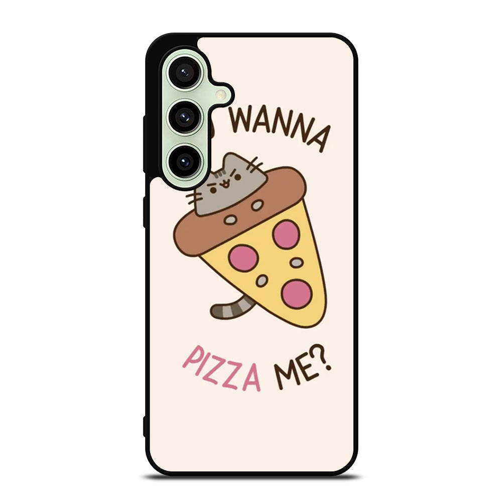 PIZZA CAT YOU WANNA PIZZA ME Samsung Galaxy S24 FE Case Cover