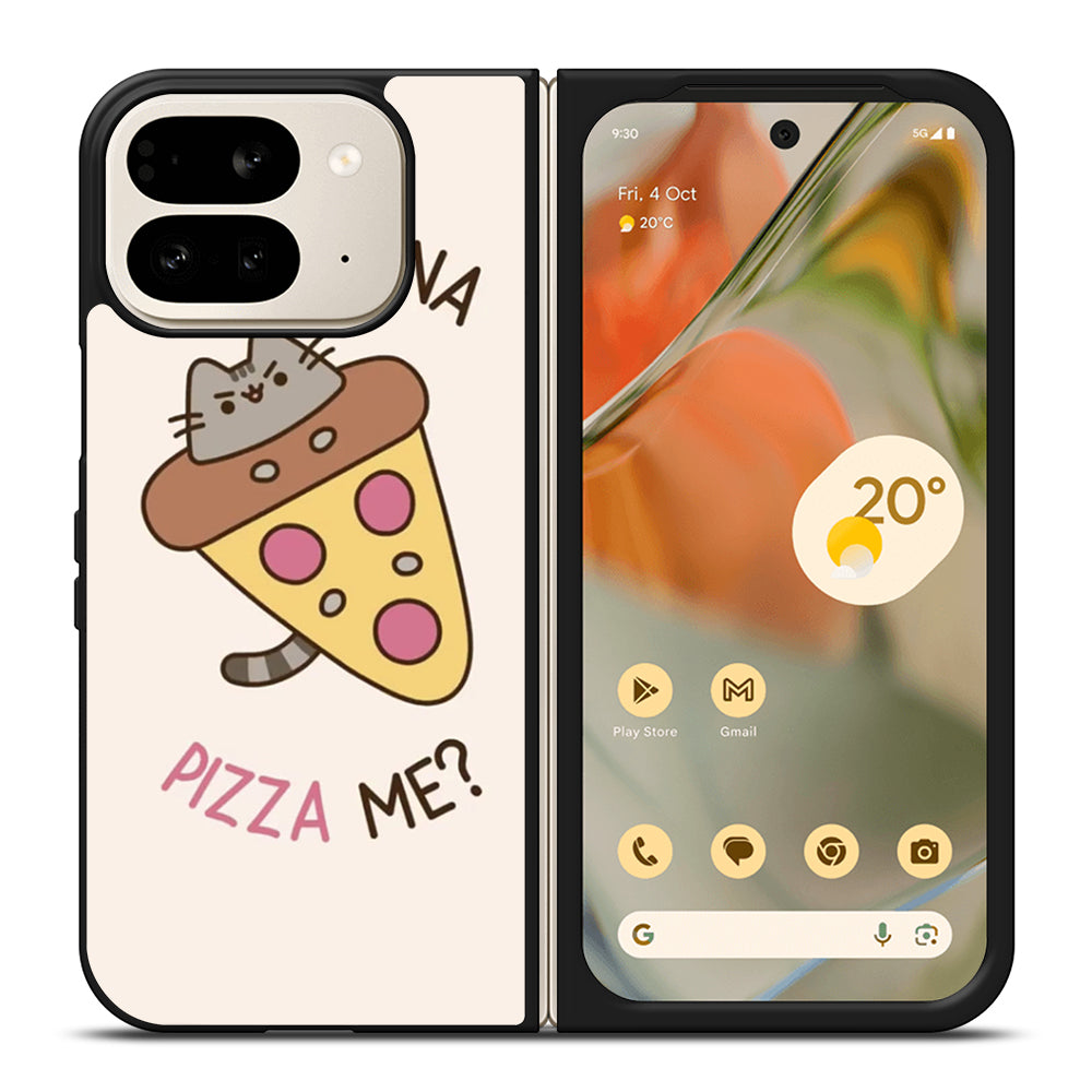 PIZZA CAT YOU WANNA PIZZA ME Google Pixel 9 Pro Fold Case Cover