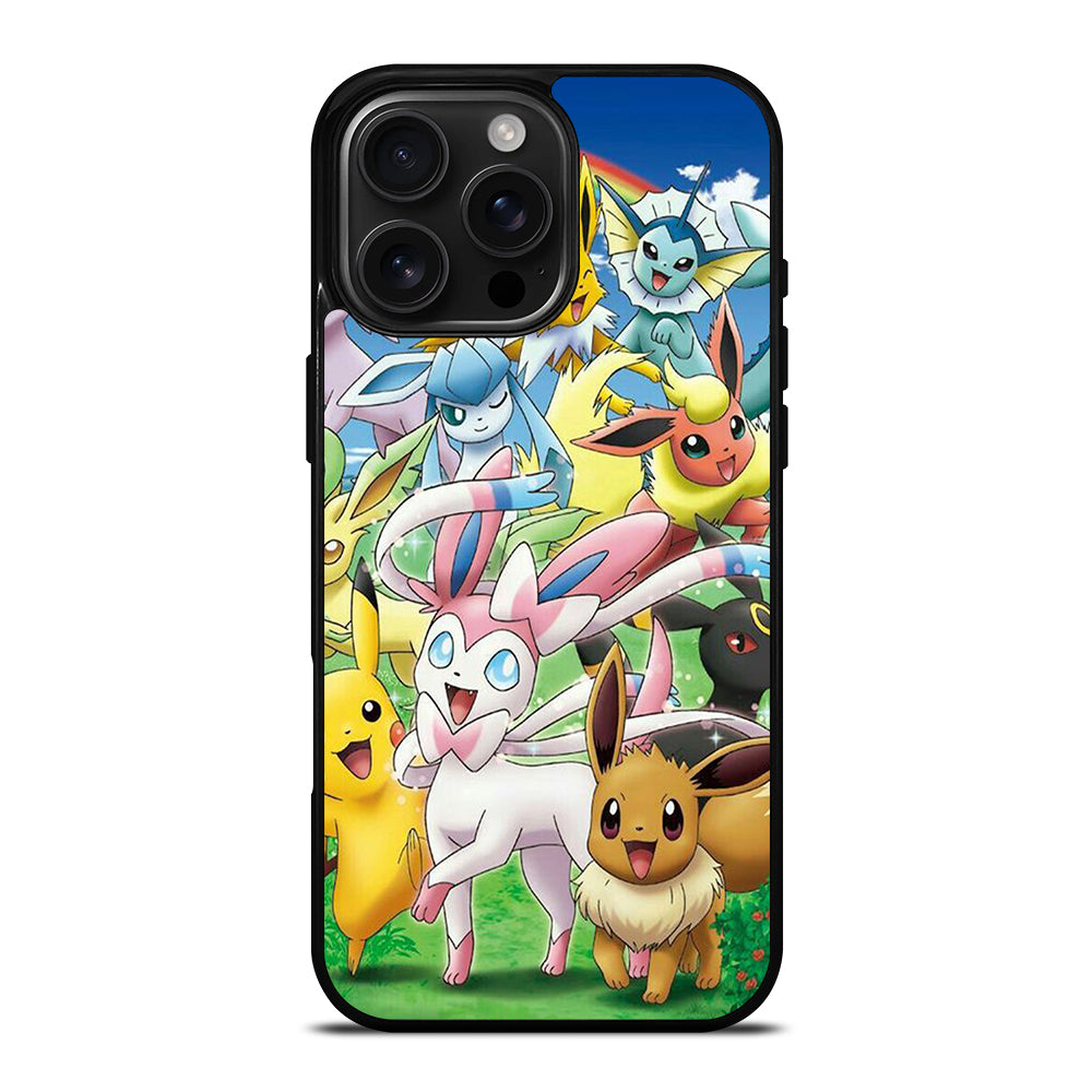 POKEMON EEVEE CHARACTER iPhone 16 Pro Max Case Cover