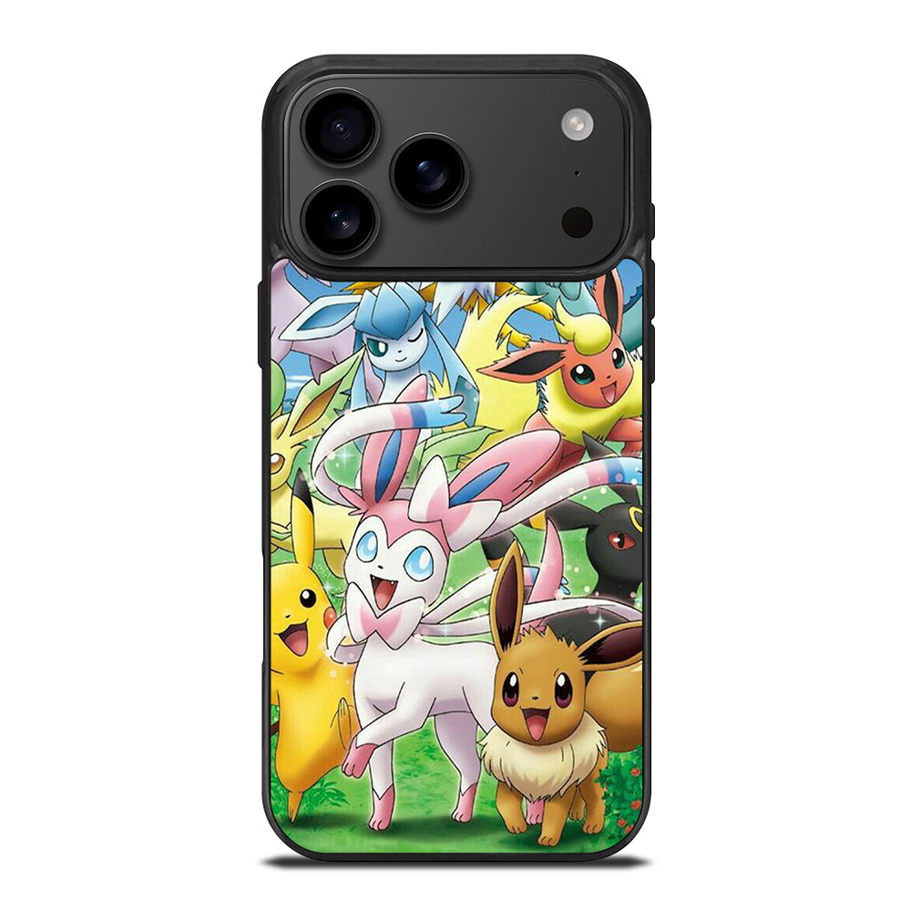 POKEMON EEVEE CHARACTER iPhone 17 Pro Max Case Cover