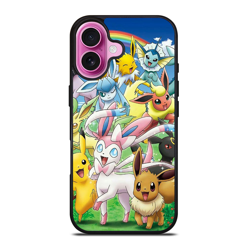POKEMON EEVEE CHARACTER iPhone 16 Plus Case Cover