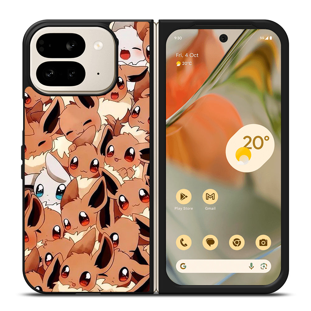 POKEMON EEVEE PATTERN Google Pixel 9 Pro Fold Case Cover