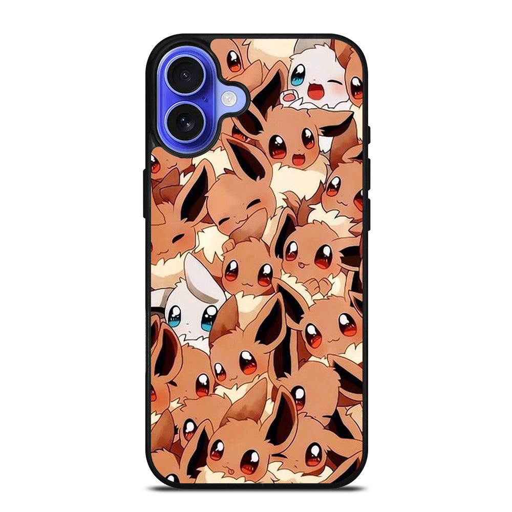 POKEMON EEVEE PATTERN iPhone 16 Case Cover