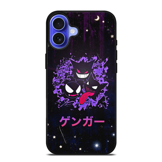 POKEMON GENGAR ANIME iPhone 16 Case Cover