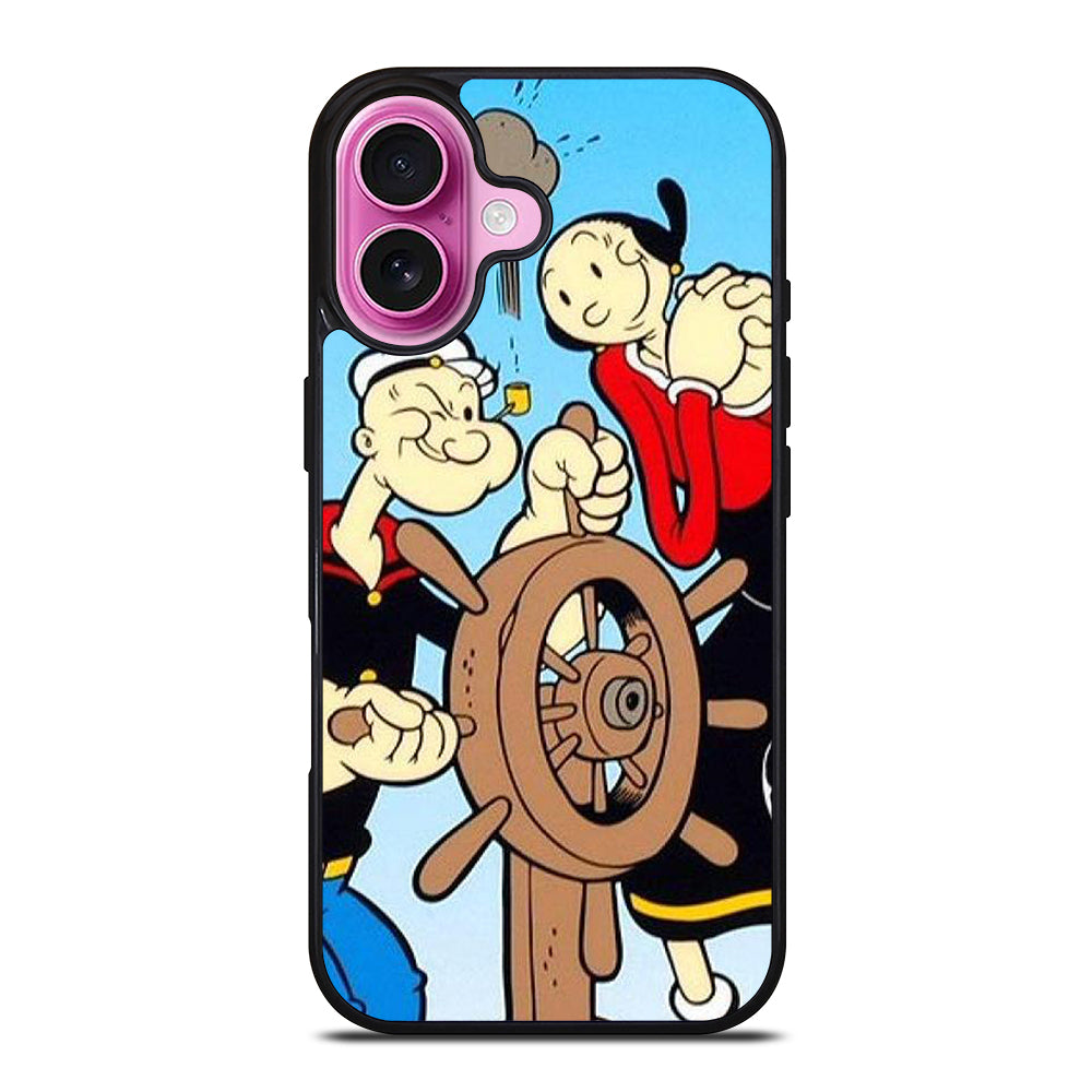 POPEYE AND OLIVE CARTOON SERIES 2 iPhone 16 Plus Case Cover