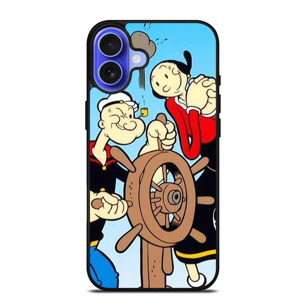 POPEYE AND OLIVE CARTOON SERIES 2 iPhone 16 Case Cover