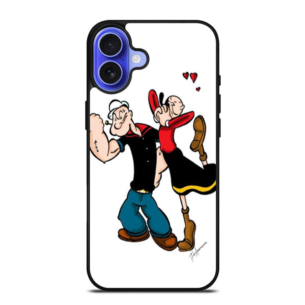 POPEYE AND OLIVE CARTOON SERIES iPhone 16 Case Cover