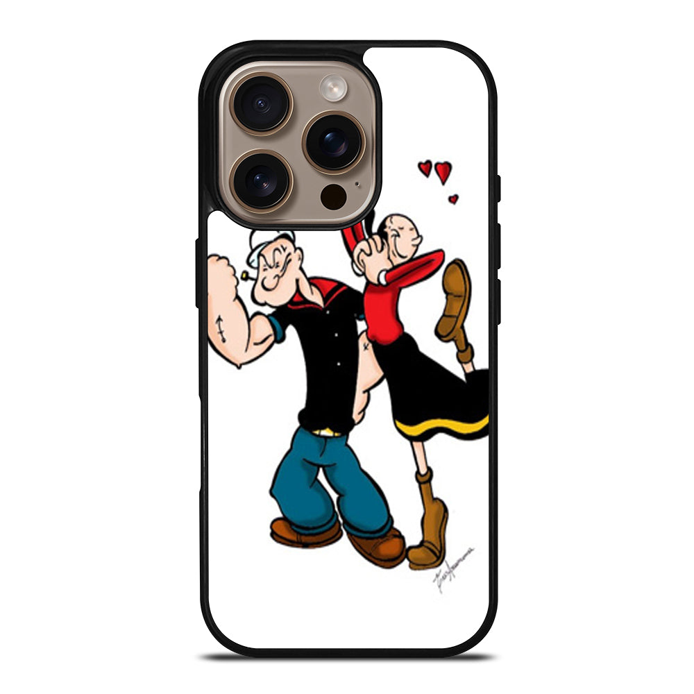 POPEYE AND OLIVE CARTOON SERIES iPhone 16 Pro Case Cover