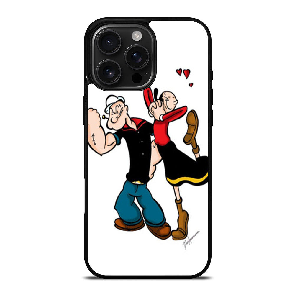 POPEYE AND OLIVE CARTOON SERIES iPhone 16 Pro Max Case Cover